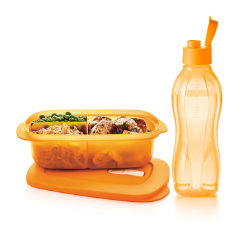 Microwave lunchbox + Bottle 750ml Set