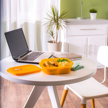 Microwave lunchbox + Bottle 750ml Set