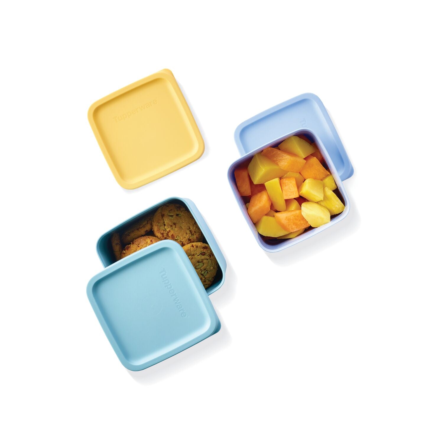 Square Containers Set  650Ml + 1L +1.8L (3)